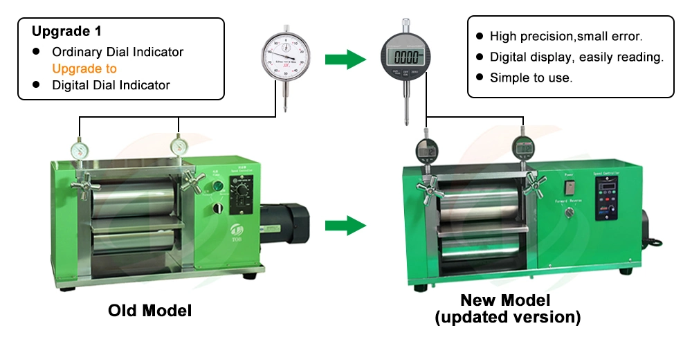 Laboratory Battery Electrode Precision Automatic Heat Hydraulic Roller Rolling Press Calender Machine