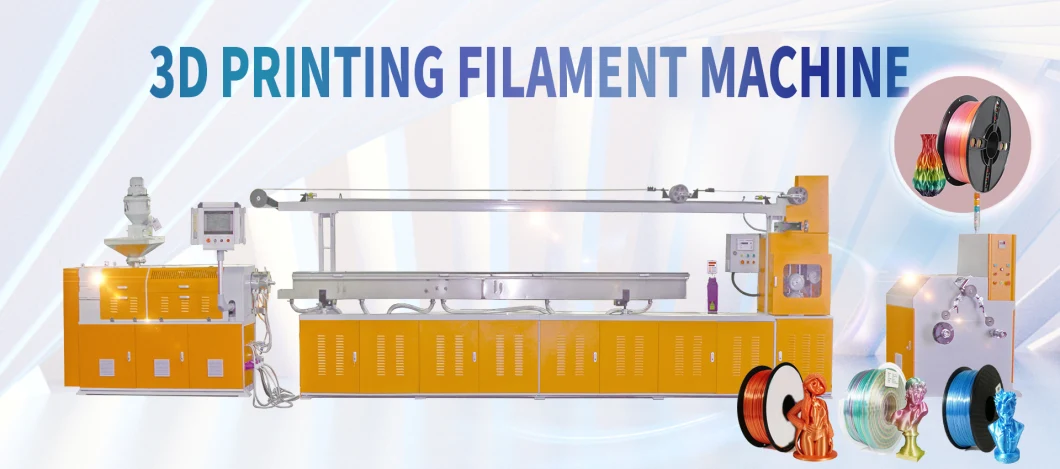 Factory Direct Sale Filament Extruder 3D Printer Filament Extrusion Line