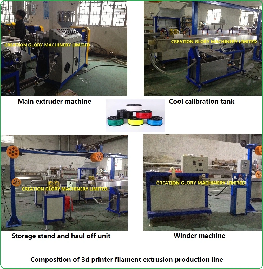 High Precision ABS 3D Printer Filament Extrusion Production Line