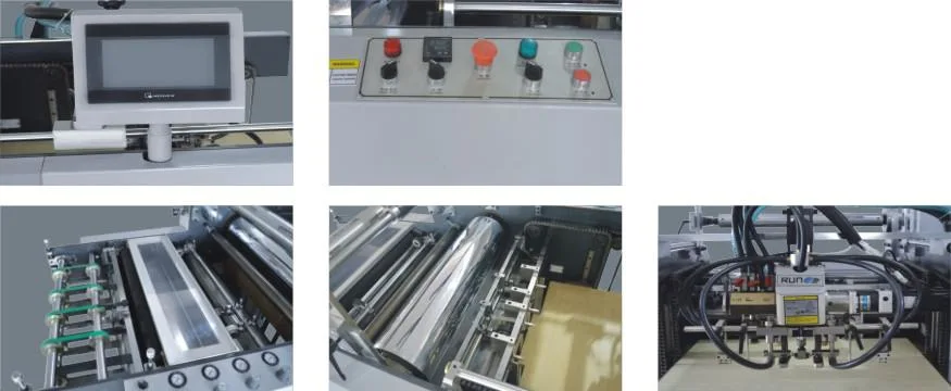 Automatic Cartons Box Aluminum Foil Plastic Flatbed Printer Cutting Coating Gluing Embossing Thermal Laminating Machine (SAFM-800)