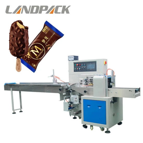 Landpack Lp-350b Galletas Pequeñas Galletas Oblea Galletas Máquina Empaquetadora De Galletas