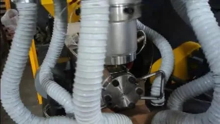 Máquina de extrusión de película soplada pequeña para uso en laboratorio